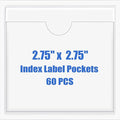 Origin-Joy 60 PCS Self Adhesive Index Card Pockets by Origin-Joy