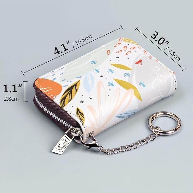 FurArt Zipper Wallet Women, RFID Blocking Credit Card Wallet, Business Card - Image 6