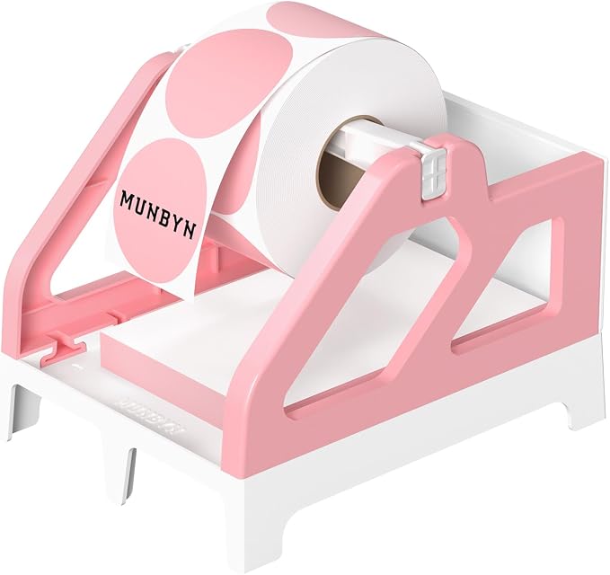 MUNBYN Label Holder for Rolls and Fan-Fold Labels, For Desktop Thermal Printer by MUNBYN