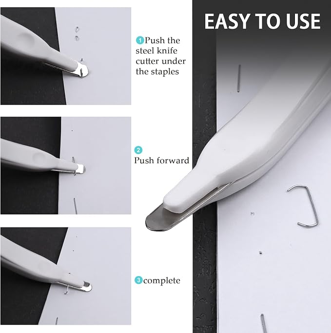 Magnetic Staple Remover, Ergonomic Design Staple Puller Remover Tool, Easy - Image 4