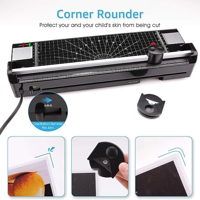 Laminator Machine for A3/A4/A6, YE381 13inch Thermal & Cold Laminating Machine - Image 5