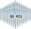 BallPoint Pens, 50 Pack, Bulk Pens, Mint Blue Barrel, Click Pens by Wiaziert