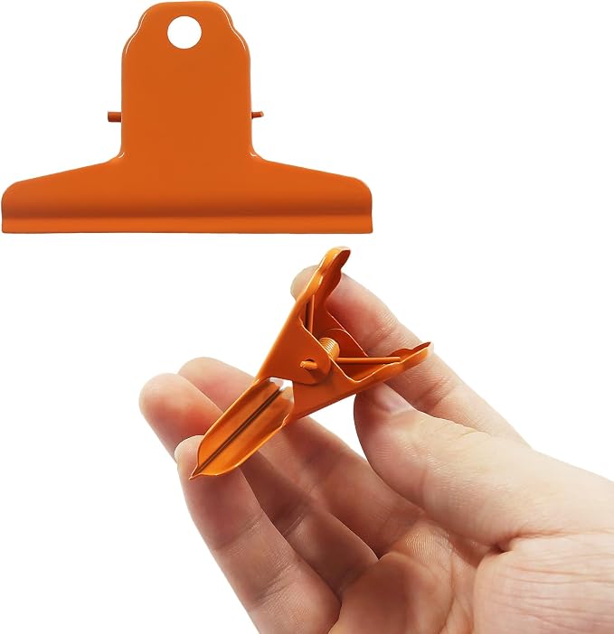 3 Inch Large Metal Bulldog Clips, Paper Clamps Holder by Auvotuis