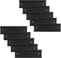 Antrader 10Pcs Name Plate Holders, Aluminium Alloy Name Plates, Sliding Room by Antrader