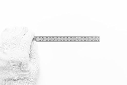 PEC Tools 6" Metal Ruler, Flexible Stainless Steel, 4R Graduation, Trusted by - Image 3