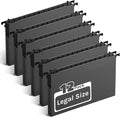 Ansook Plastic Legal Size Hanging File Folders, Reinforced 1" Expansion File by Ansook