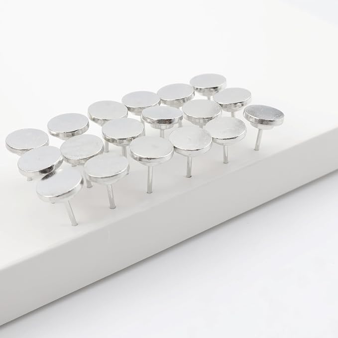 30 Pcs Metal Push Pins Silver Thumb Tacks or - Image 6