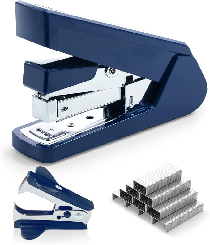 M&G Effortless Stapler 50 Sheet Capacity One-Touch Stapling, Heavy Duty Desktop by MG