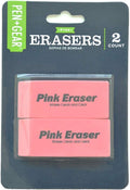 PEN+GEAR Smudge-Proof Pink Erasers 2 Count by Pen%2BGear
