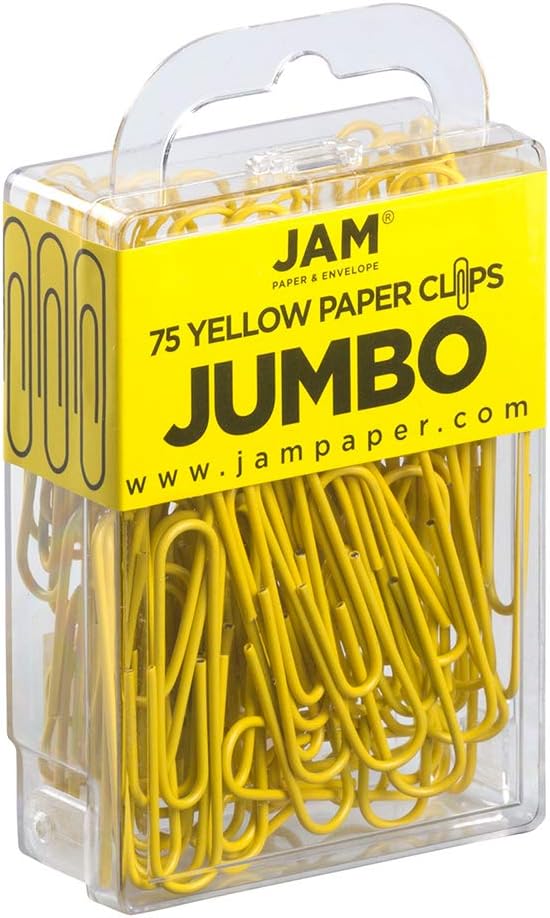 JAM PAPER Colorful Jumbo Paper Clips - Image 2