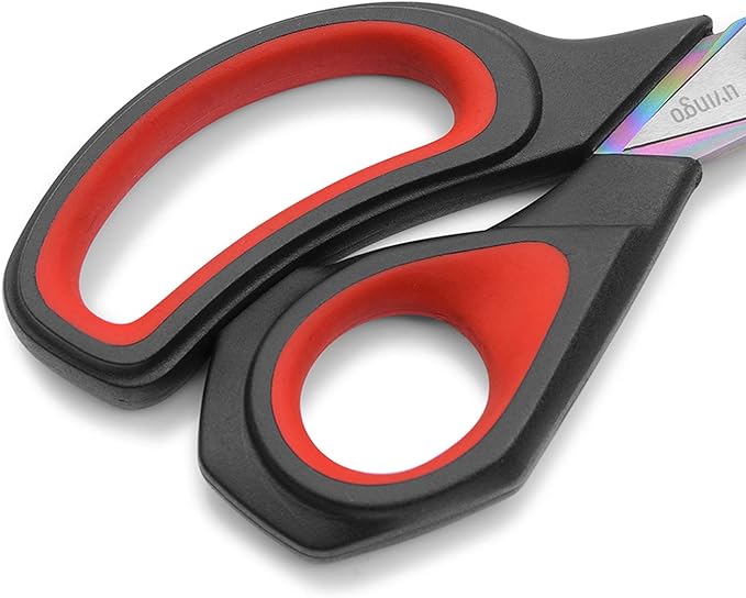 LIVINGO Premium Tailor Scissors Heavy Duty Multi-Purpose Titanium Coating - Image 4