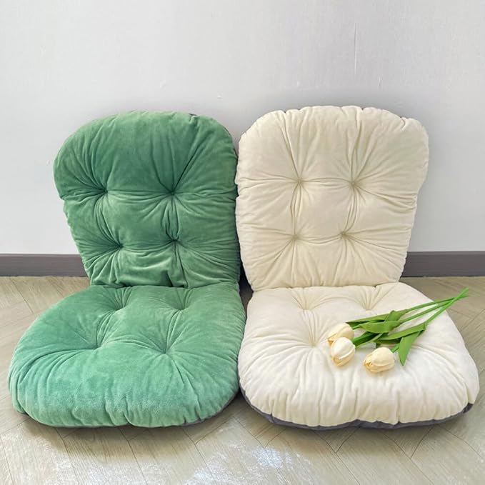 Green Seat Cushion with Removable Cover - Image 2