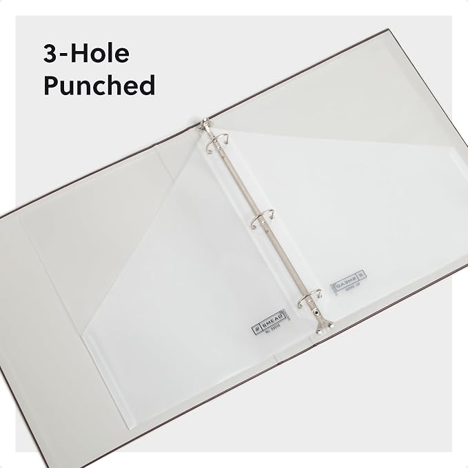 Smead Organized Up Poly Translucent Slash File Jacket, Three-Hole Punched - Image 3