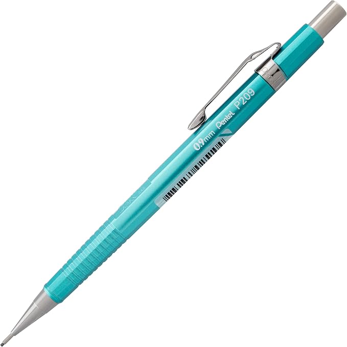 Pentel P209 Sharp Mechanical Pencil 0.9mm Metallic Blue Green by PentelofAmerica