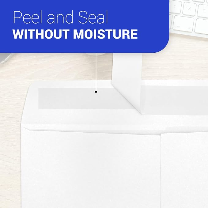 Expandable Catalog Manilla Envelopes 10x13 Self Seal, 25 Pack Goefun Large - Image 5