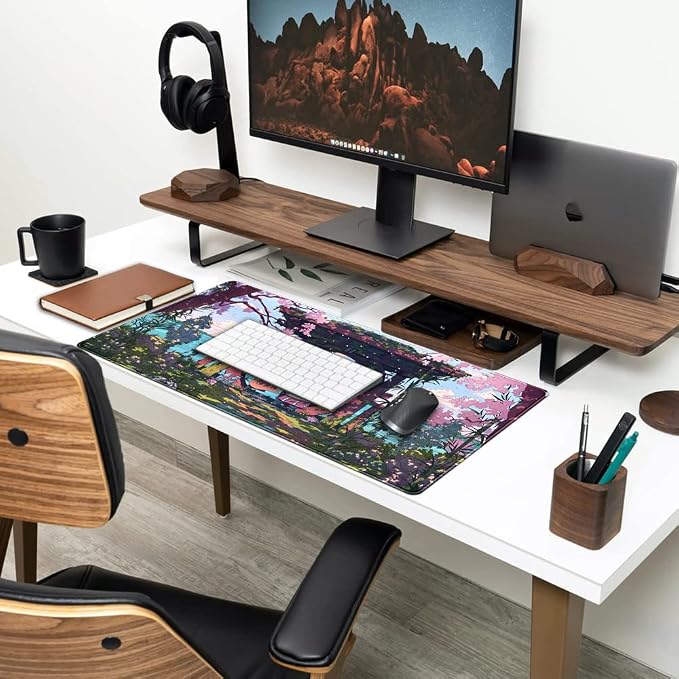 Pink Japan Desk Pad Anime Gaming Green Mouse Pad Large Mouse Pad - Image 3