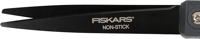 Fiskars 8" Non-Stick Comfort Grip Titanium All Purpose Scissors, Stainless - Image 7