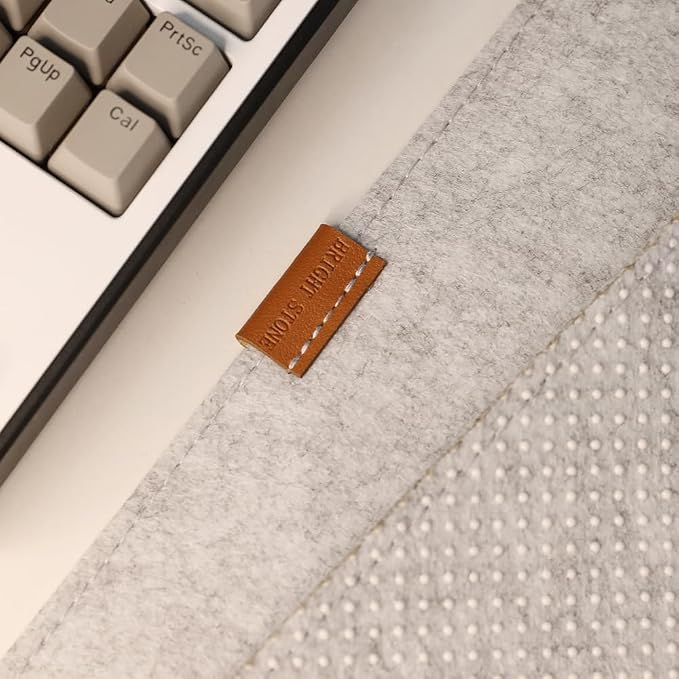 Bright Stone Felt Desk Mat, Non-Slip Mouse Pad, 31.5"x15.7" Office Supplies - Image 4