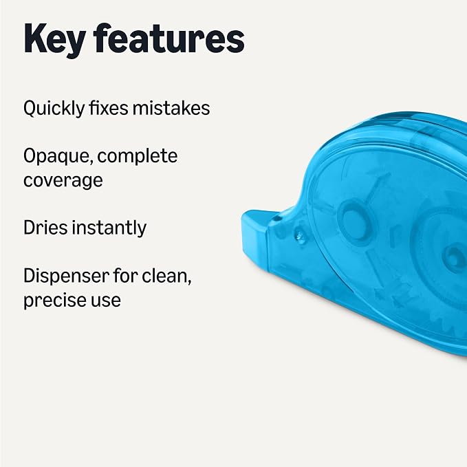 Amazon Basics White-Out Correction Tape - Image 2