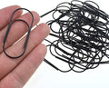 HAHIYO Paper Clips 2 inches Length Black Wide Paperclips Vinyl Coated Prevent by HAHIYO