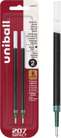 Uniball 207 Impact Gel Pen Refills, Bold Point, 2 Pack by uni-ball