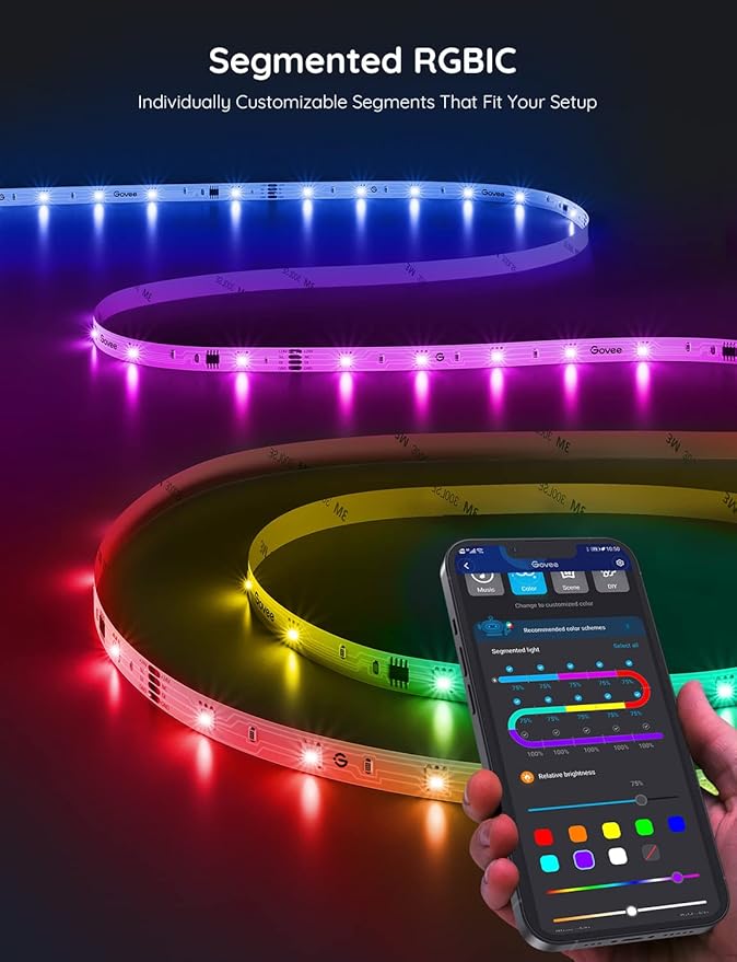 Govee RGBIC LED Strip Lights, 65.6ft Smart LED Lights - Image 7