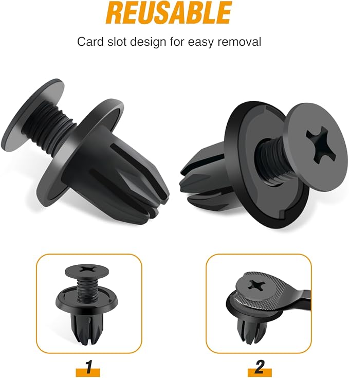 GOOACC 130PCS Body Interior and Exterior Retainer Fastener Clip Rocker Moulding - Image 5