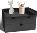 Charmewooden Bamboo Desk Organizer 3 Drawer by Charmewooden