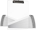 Plastic Clipboards Set of 30, A4 Acrylic Clear Board 8.5x11 | Transparent by Macroclo