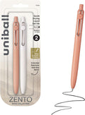 uniball™ Zento Gel Pens, 0.7mm Medium Point, Retractable, Smooth Writing by uni-ball