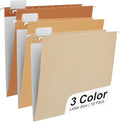 Y YOMA 18 Pack Gradient Hanging File Folders Letter Size Decorative Hanging by YYOMA