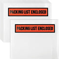 500 Pack 7.5 x 5.5 Inch Packing List Envelopes, Shipping Label Sleeves by Zmpkhba