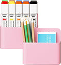 Mabrasse 2p Magnetic Dry Erase Marker Holder, Pen and Eraser Holder by Marbrasse