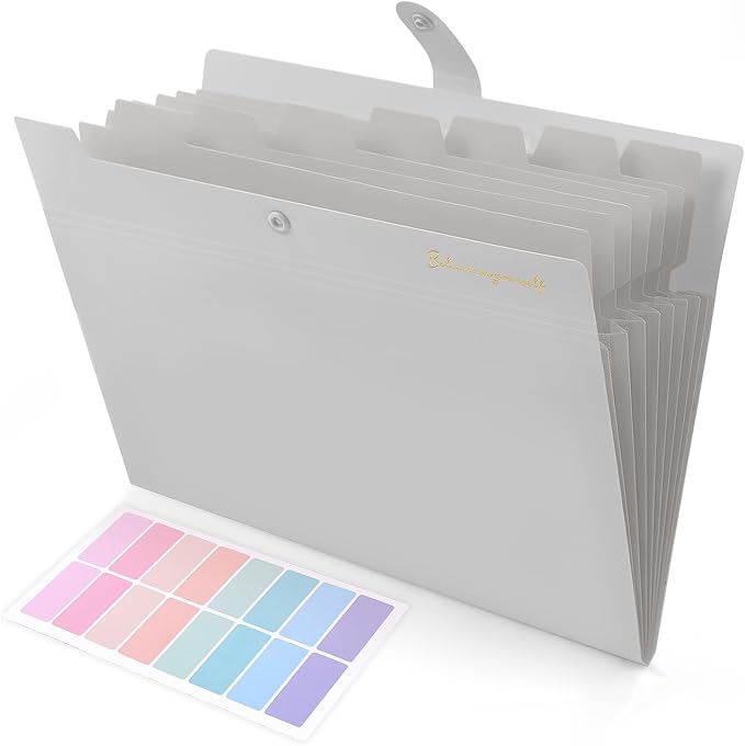 SKYDUE Expanding File Folder, Accordion File Organizer by SKYDUE