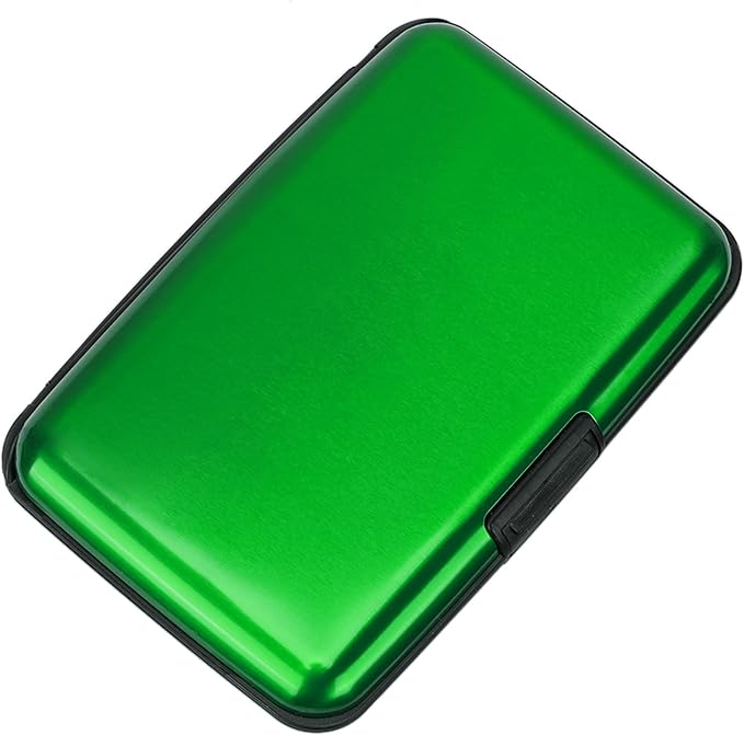 ELFISH Mini RFID Aluminum Wallet Credit Cards Holder Business Card Case Metal by ELFISH