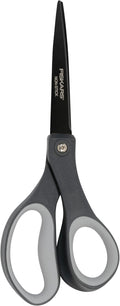 Fiskars 8" Non-Stick Comfort Grip Titanium All Purpose Scissors, Stainless by Unknown