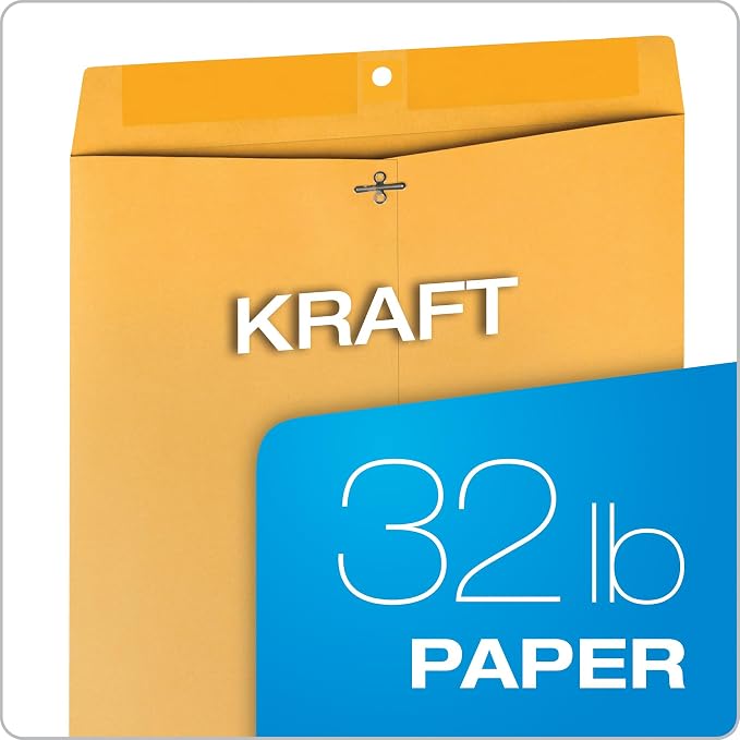 Quality Park 12 x 15-1/2 Clasp Envelopes, Clasp and Gummed Closures, - Image 5