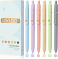 FIOVER Colored Pens, 6 Pack Colorful Gel Pens, Quick-Dry 0.7mm Medium Point by FIOVER