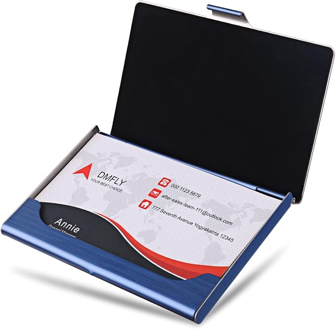 Business Card Holder, Slim Business Card Case - Image 3