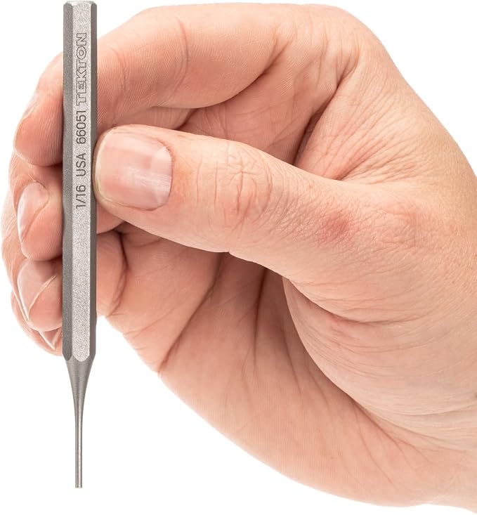 TEKTON 1/16 Inch Pin Punch | 66051 | Made in USA - Image 6