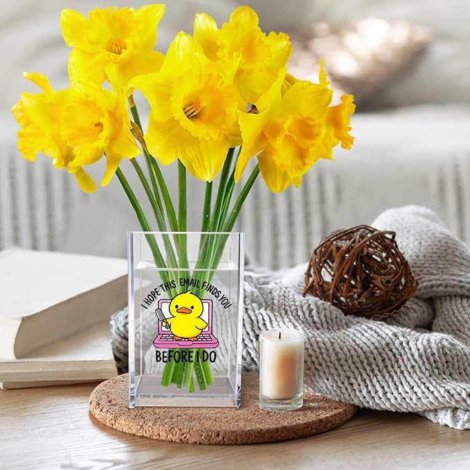 I Hope This Email Finds You Before I Do Acrylic Cosmetic Pencil Pen Holder Cup - Image 5