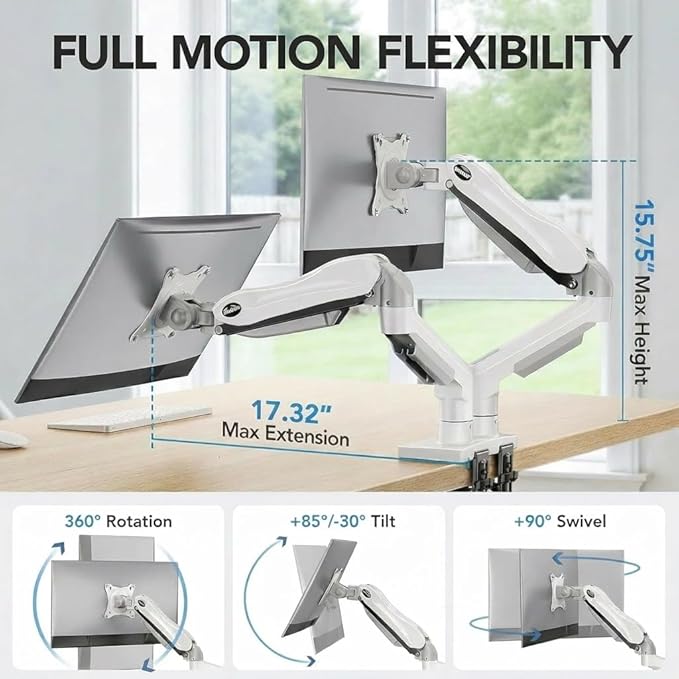 HUANUO Dual Monitor Stand - Image 3