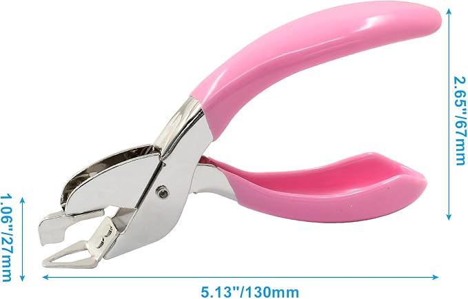 Pink Staple Remover Tool Heavy Duty Staple Puller, Staple Remover Stick - Image 3