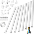 Yecaye Cord Hider, 125In Cord Covers by Yecaye