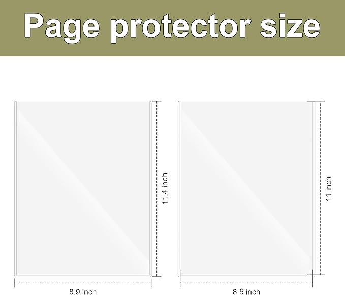 12 Pcs 8.5 x 11'' Rigid Print Protectors - Image 2