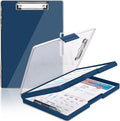 SFLHHDM Clipboard with Storage, Heavy Duty Clip Boards 8.5x11 with 2 Storage by SFLHHDM