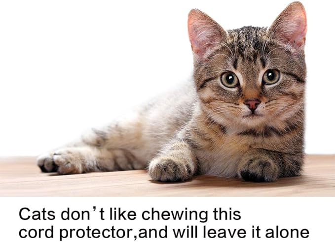 Alex Tech 10ft - 1/2 inch Cord Protector Wire Loom Tubing Cable Sleeve Split - Image 5