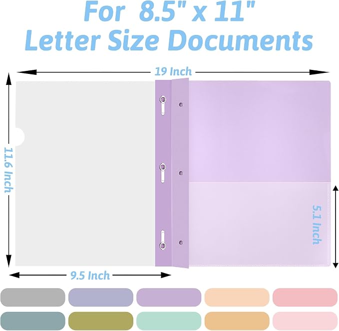 Ndsox 30 Pack Clear Front Report Covers - Image 2