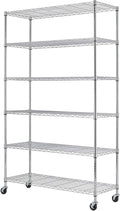 BestOffice | 6-Tier Wire Storage Shelves by BestOffice