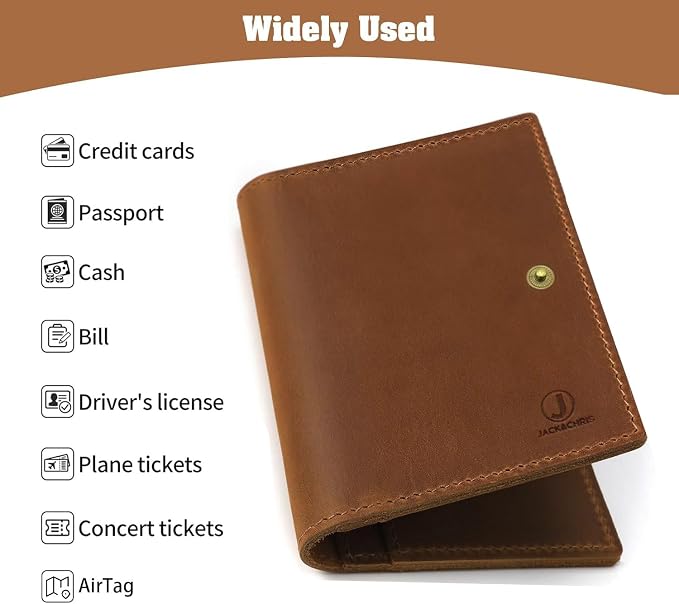 Jack&Chris Genuine Leather Passport Holder - Image 5